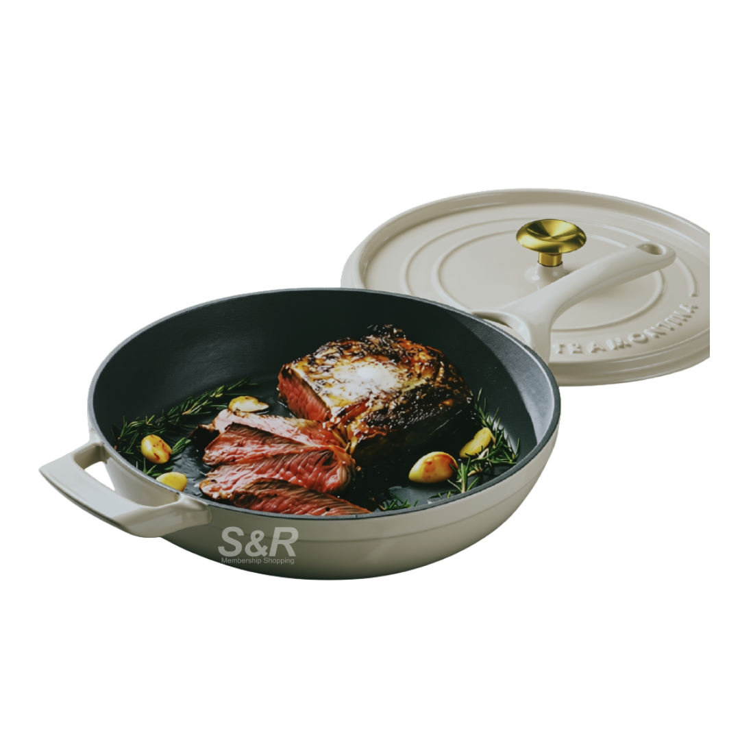 Tramontina 12in Enameled Cast Iron Gray